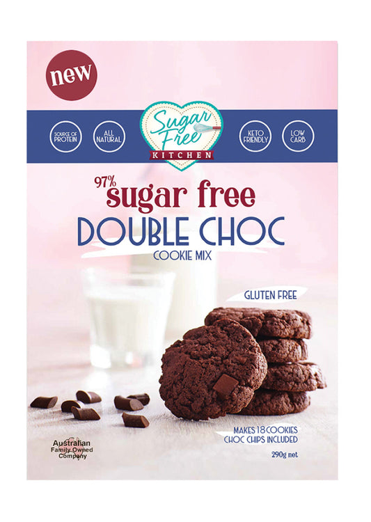 Sweet Life Sugar Free Kitchen Cookie Mix Double Choc 290g