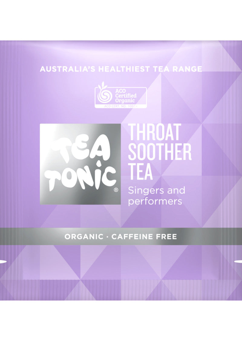 Tea Tonic Organic Throat Soother Tea x 20 Tea Bags