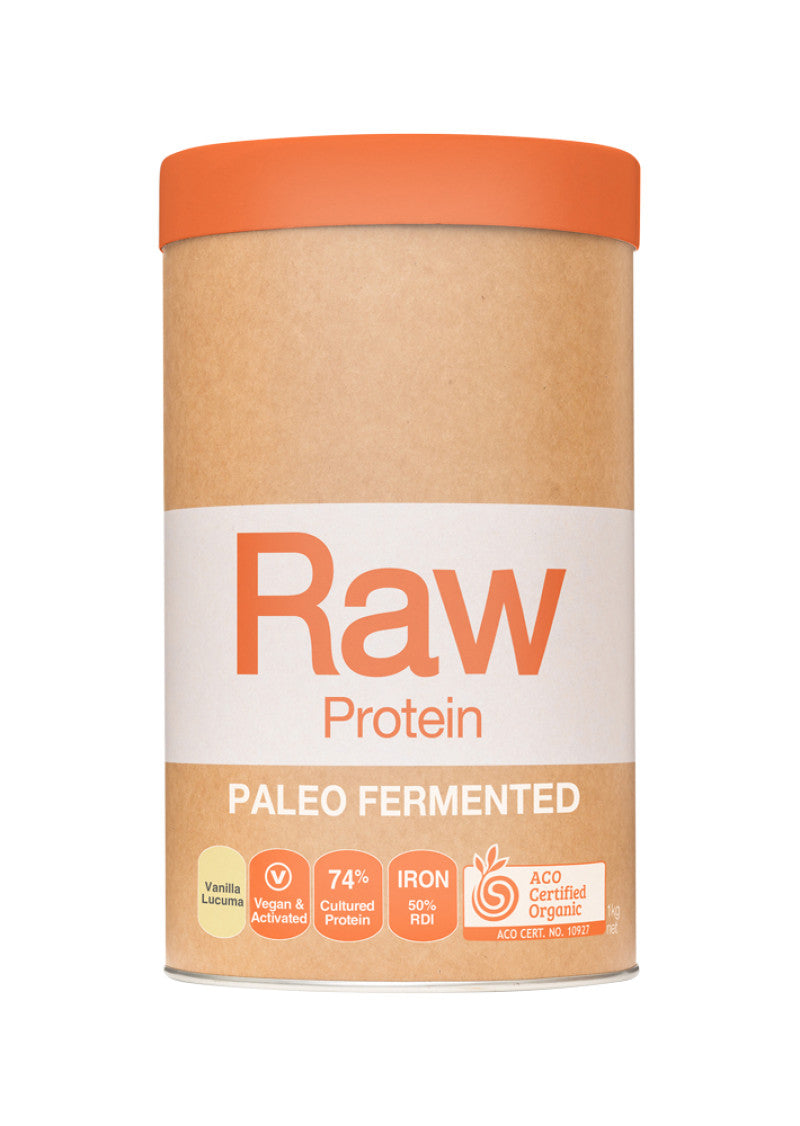 Amazonia Raw Protein Org Paleo Fermented Vanilla Lucuma 1kg