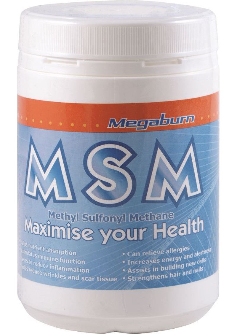 MegaBurn MSM (Methyl Sulfonyl Methane) 400g