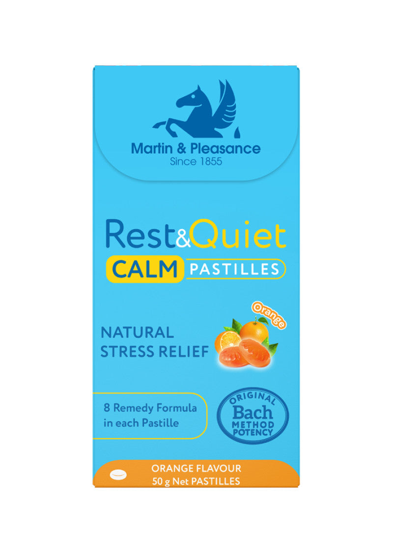 Martin Pleasance Rest & Quiet Calm Pastilles Orange 50g