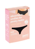 Pelvi Underwear Leakproof Bikini Black L