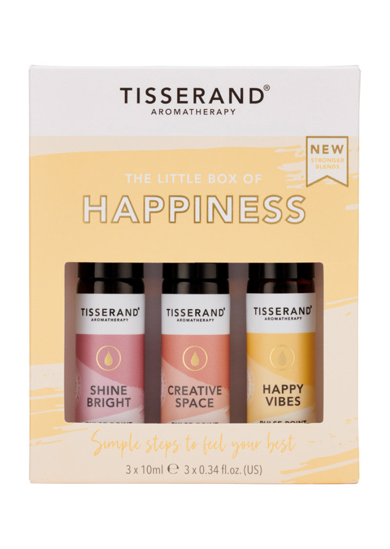 Tisserand Roller Ball Kit Little Box Happiness 10ml x 3 Pack