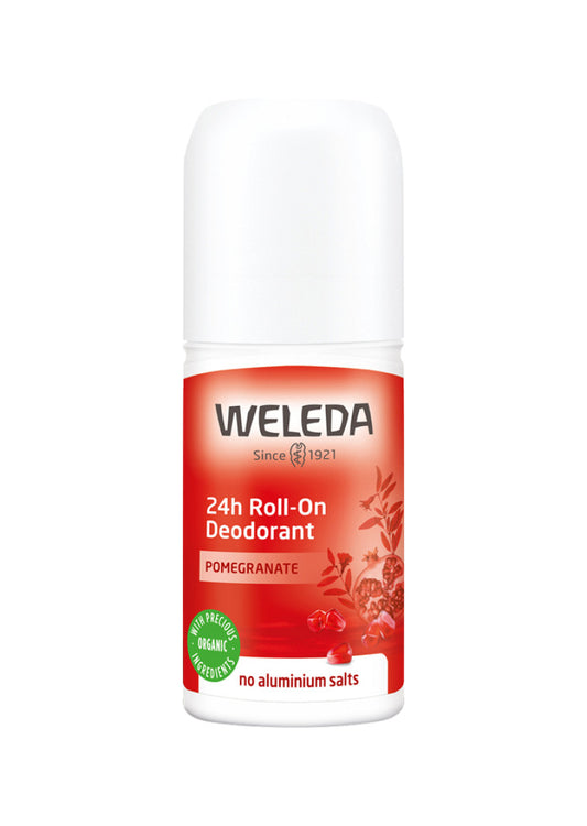 Weleda Deodorant Roll On 24hr Pomegranate 50ml