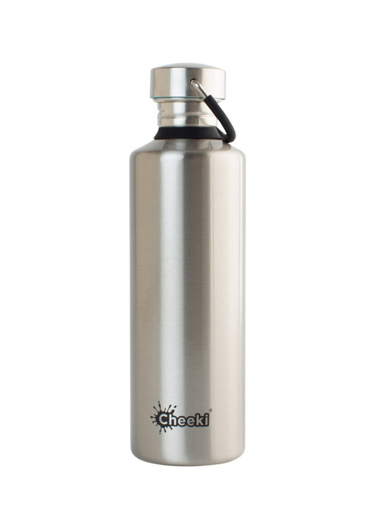 Cheeki Stainless Steel Bottle Classic Silver (medium) 750ml