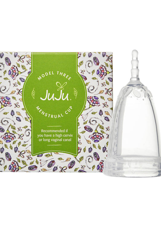 Juju Menstrual Cup Model Three Clear