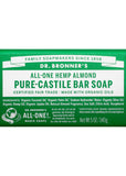 Dr. Bronner's Pure Castile Bar Soap (Hemp All One) Almond 140g