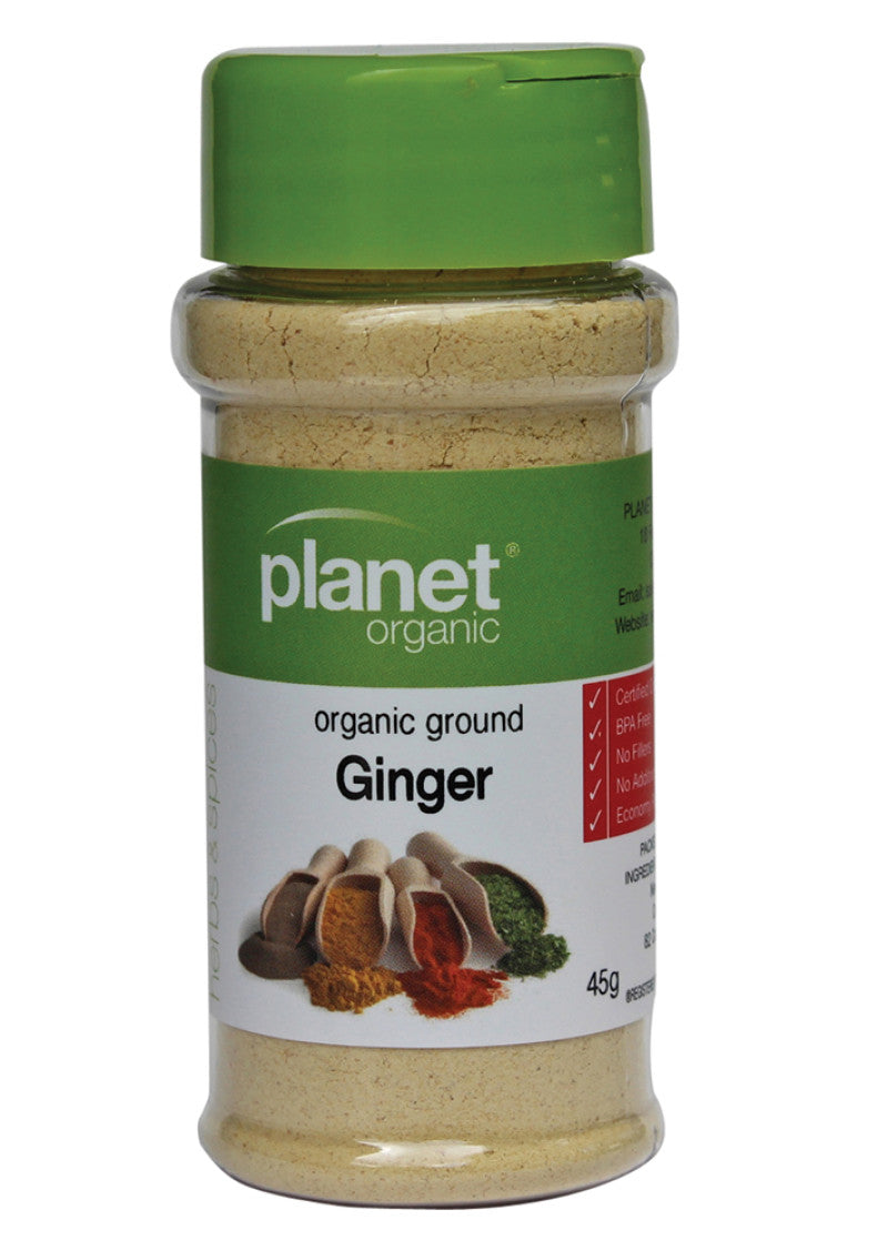 Planet Organic Org Shaker Ginger Ground 45g