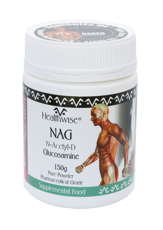 HealthWise NAG (N Acetyl D Glucosamine) 150g