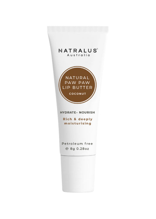 Natralus Natural Paw Paw Lip Butter Coconut 8g