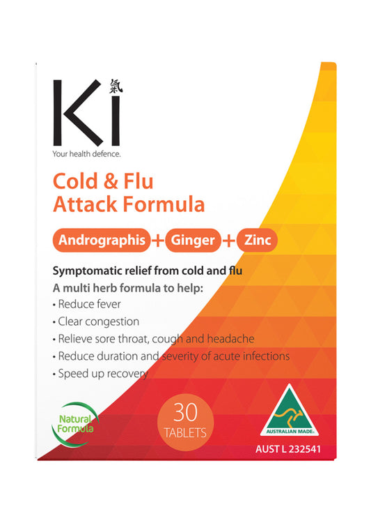 Martin Pleasance Ki Cold and Flu Attack Formula 30t