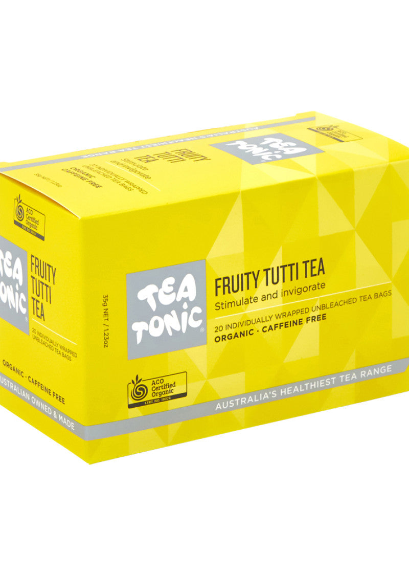 Tea Tonic Organic Fruity Tutti Tea x 20 Tea Bags