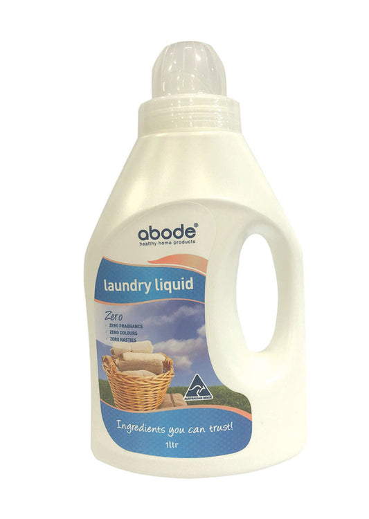 Abode Laundry Liquid (front Top) Zero 1l