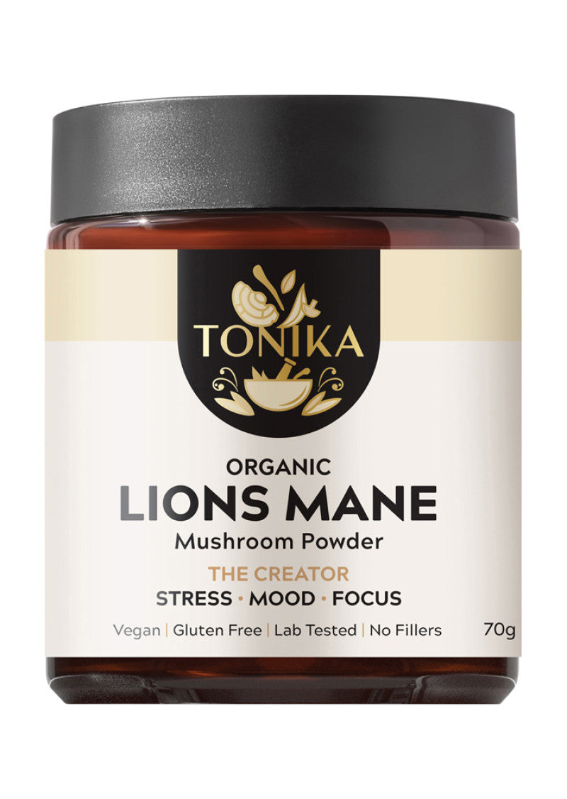 Tonika Org Mushroom Powder Lion's Mane 70g