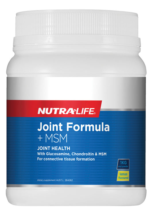 NutraLife Joint Formula Plus MSM (Lemon Flavoured) 1kg