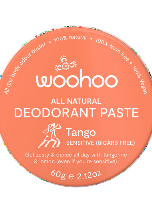 Woohoo Deodorant Paste Tango (Sensitive) Tin 60g