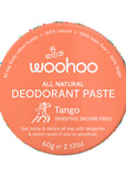 Woohoo Deodorant Paste Tango (Sensitive) Tin 60g