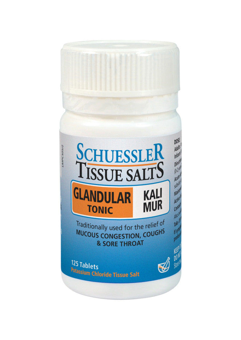 Martin Pleasance Tissue Salts Kali Mur (Glandular Tonic) 125t