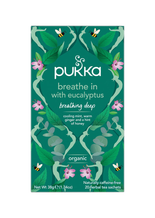 Pukka Org Breathe In With Eucalyptus x 20 Tea Bags