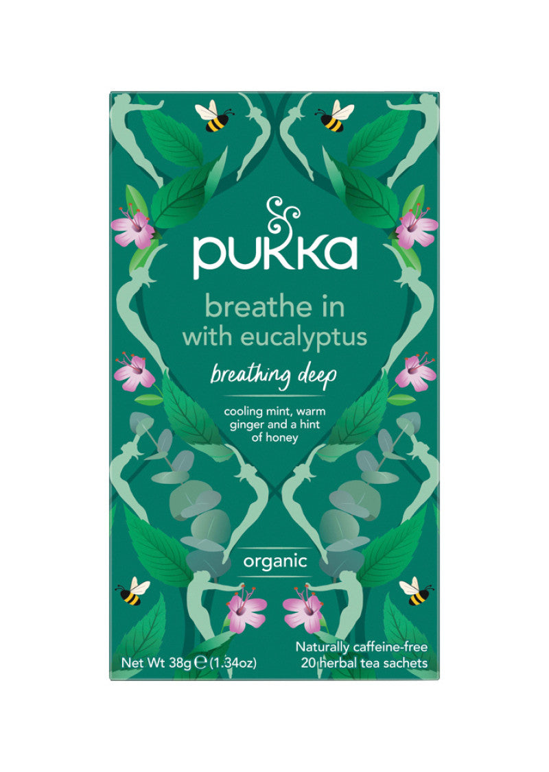 Pukka Org Breathe In With Eucalyptus X 20 Tea Bags