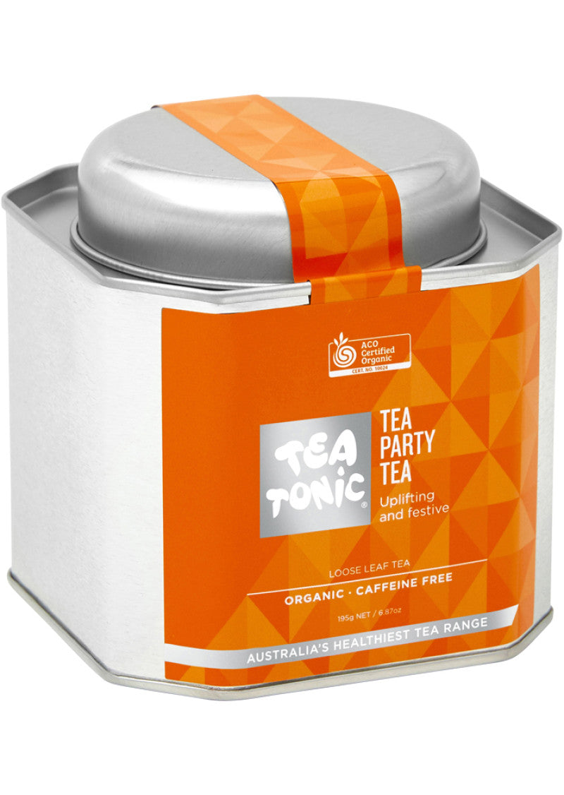 Tea Tonic Organic Tea Party Tea Caddy Tin 195g