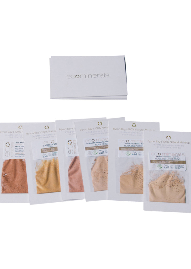 Eco Minerals Sample Set Matte Medium Tanned