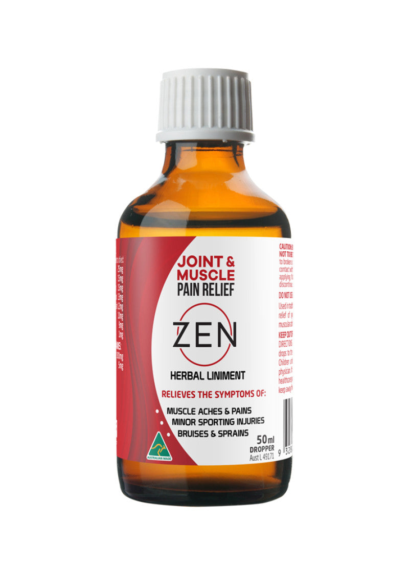 Zen Herbal Liniment (j And M Pain Relief) Dropper 50ml