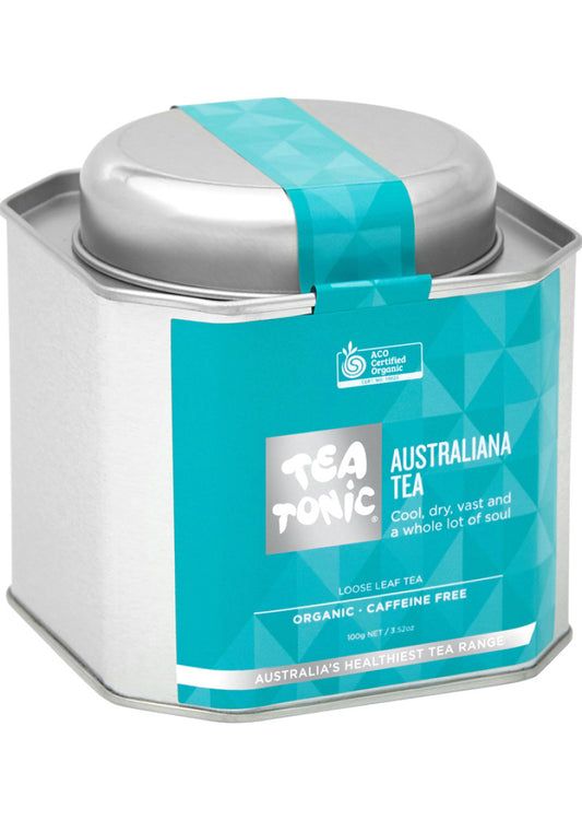 Tea Tonic Organic Australiana Tea Caddy Tin 100g