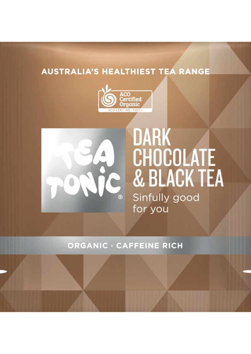 Tea Tonic Organic Dark Chocolate and Black Tea x 20 Tea Bags