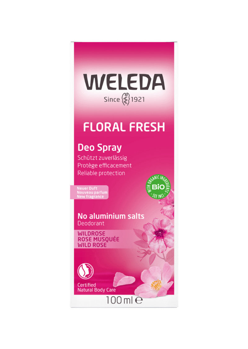 Weleda Org Deo Spray Floral Fresh (Wild Rose Deodorant) 100ml