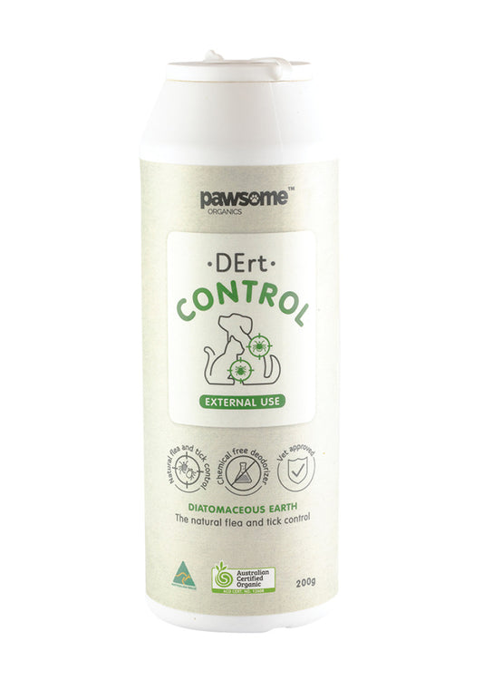 Pawsome Organics Org Pet DErt Control 200g