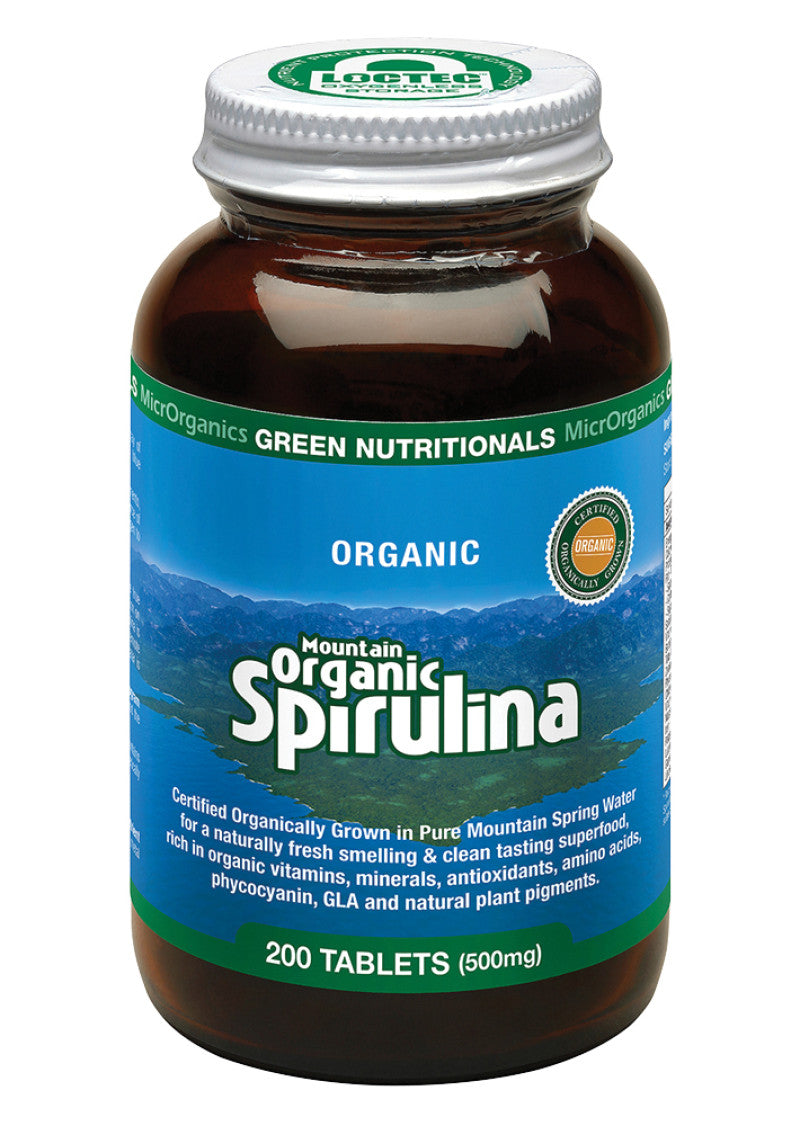 Green Nutritionals Org Spirulina Mountain 500mg 200t