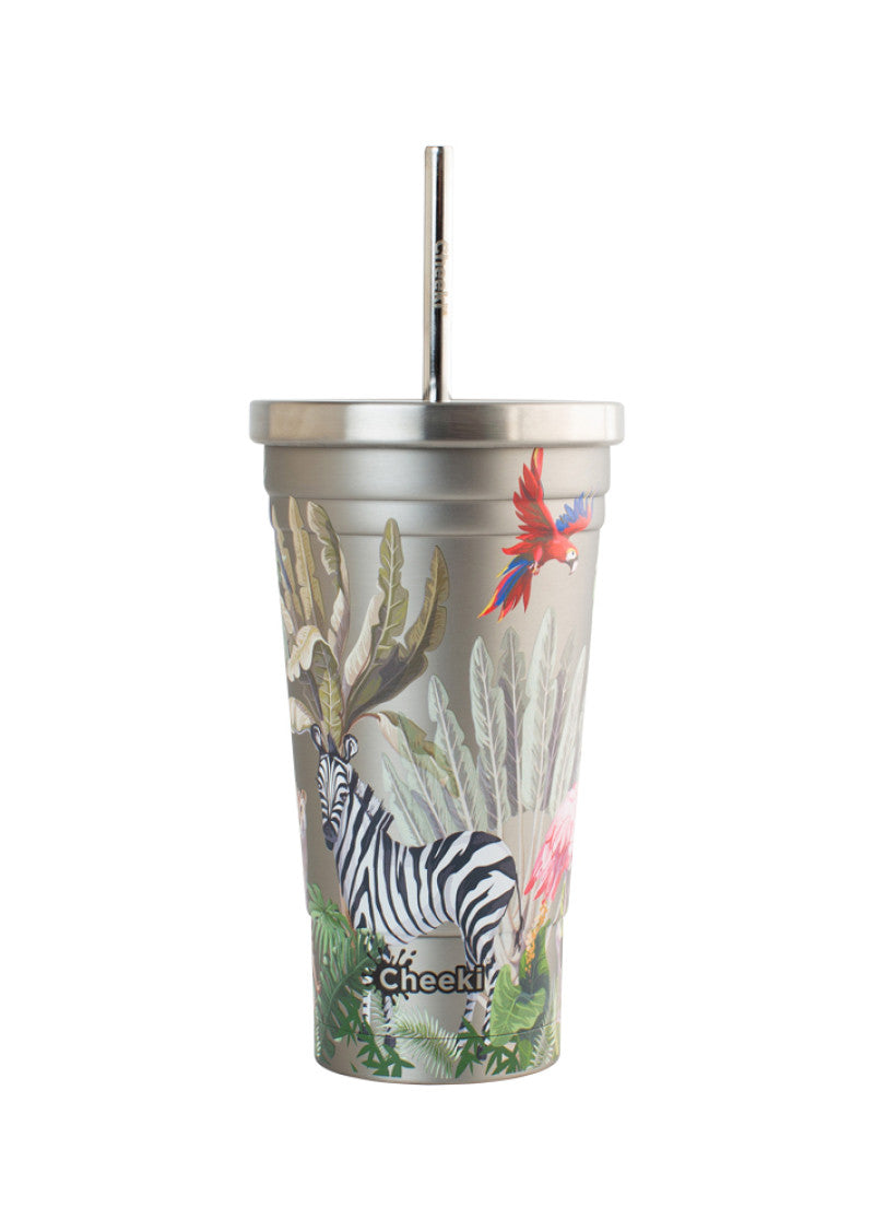 Cheeki Stainless Steel Insulated Tumbler 3D Jungle 500ml