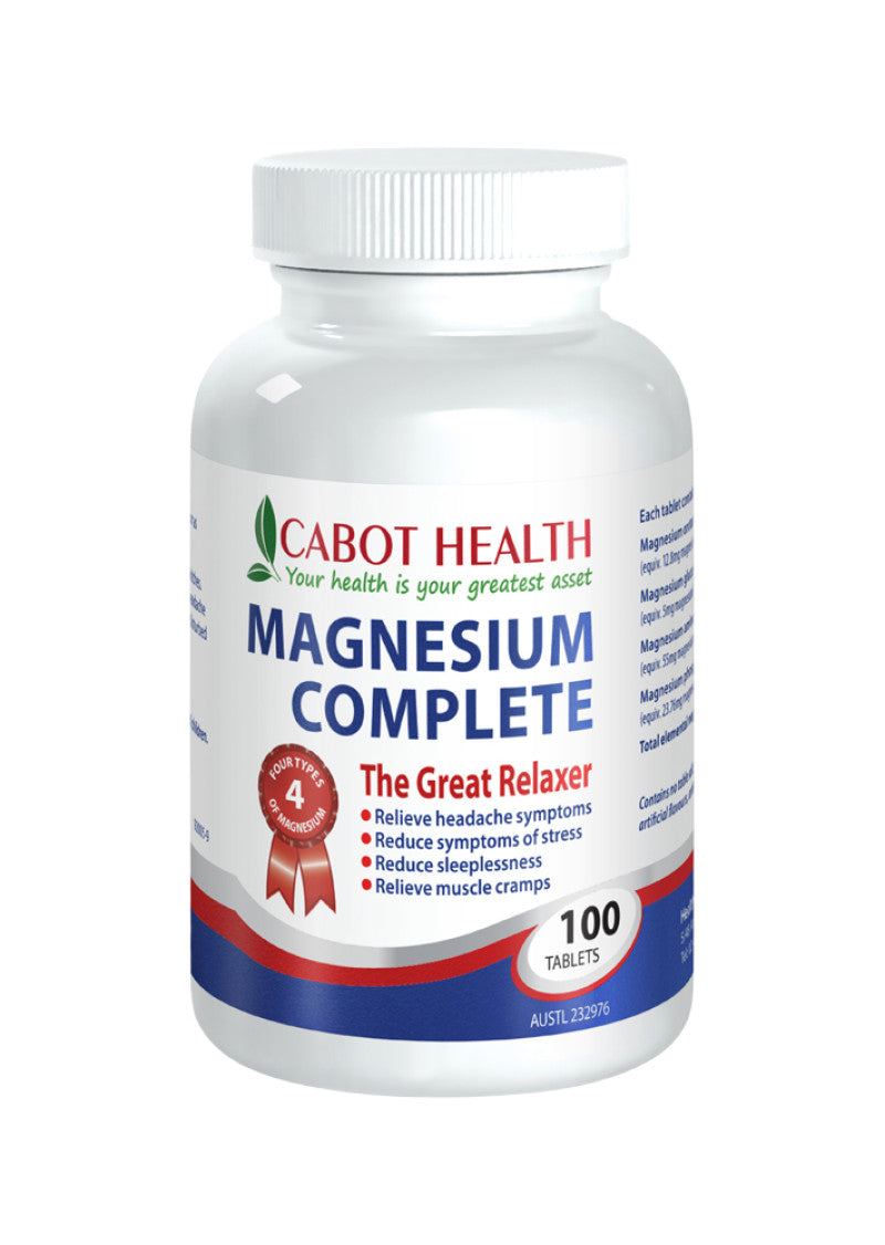 Cabot Health Magnesium Complete 100t