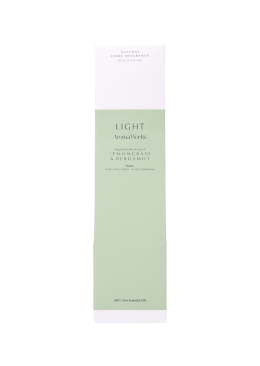 AromaWorks Light Reed Diffuser Lemongrass and Bergamot 100ml