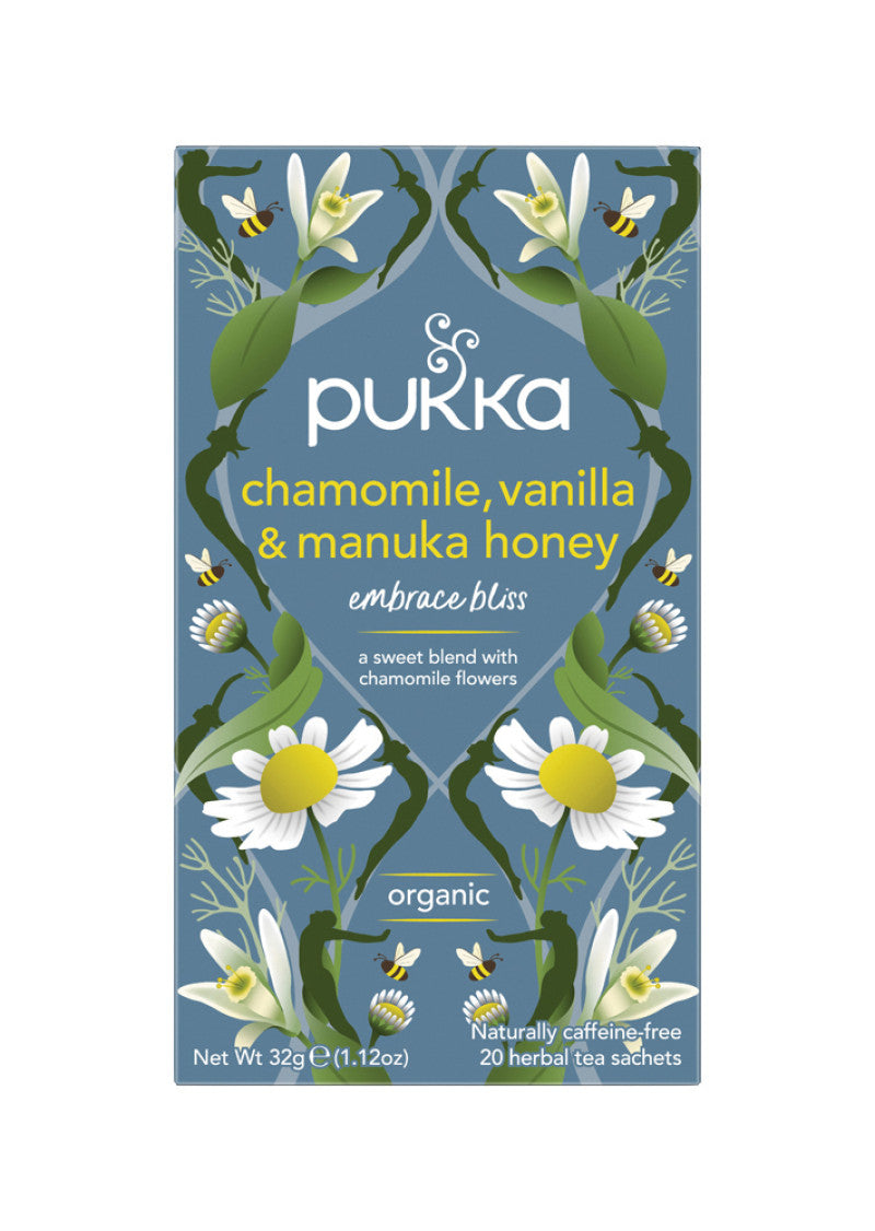 Pukka Org Chamomile Vanilla And Manuka Honey X 20 Tea Bags