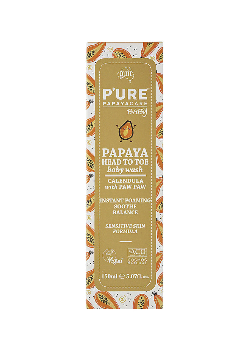 P'URE Papayacare Baby Papaya Baby Wash 150ml