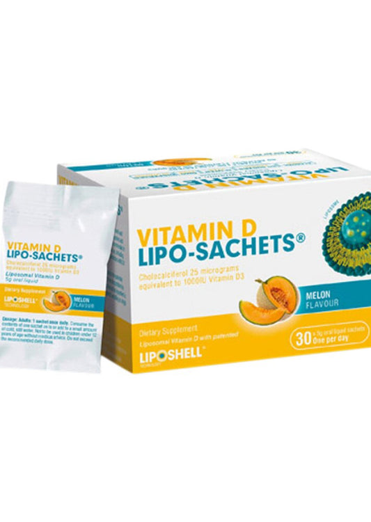 Lipo Sachets Vitamin D Melon Sachets 5g x 30 Pk