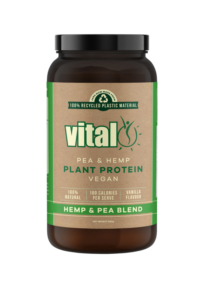 Vital Protein Hemp And Pea Blend Vanilla 500g