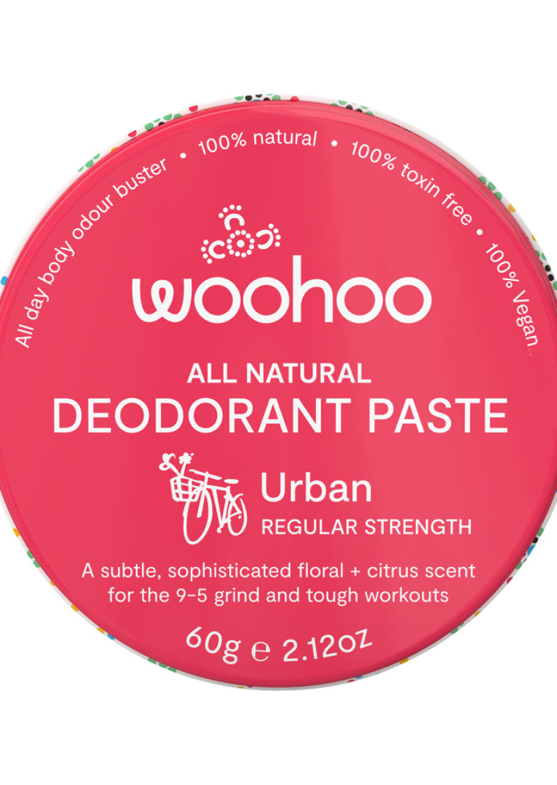 Woohoo Deodorant Paste Urban (Regular Strength) Tin 60g