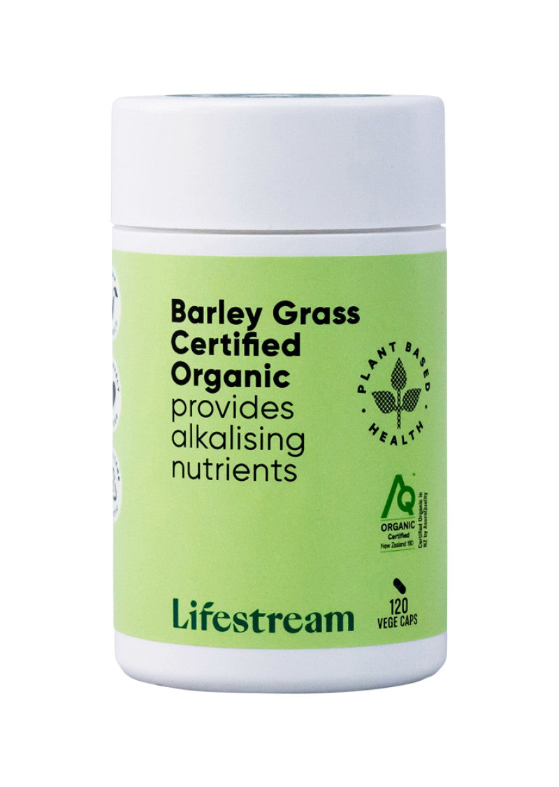 Lifestream Org Barley Grass 120vc