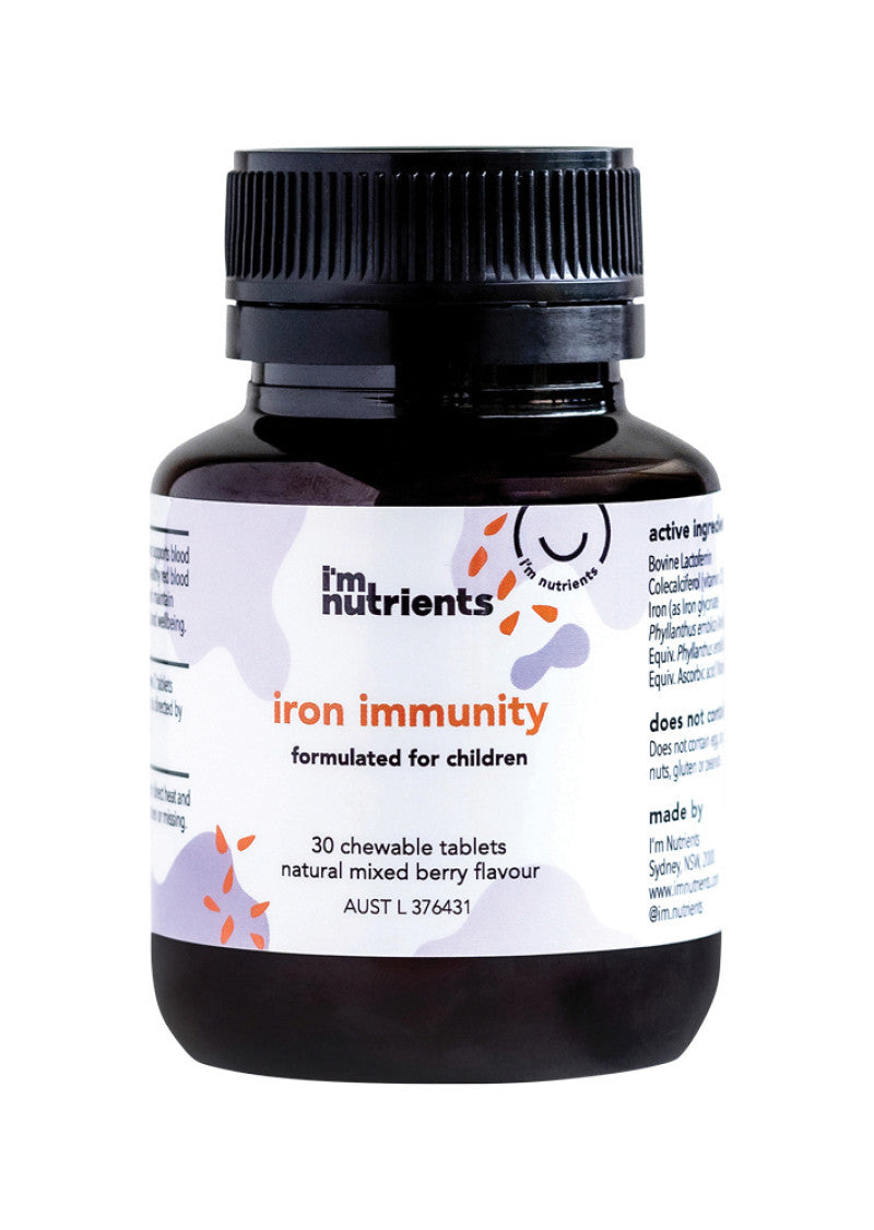 I'm Nutrients Iron Immunity Chewable 30t