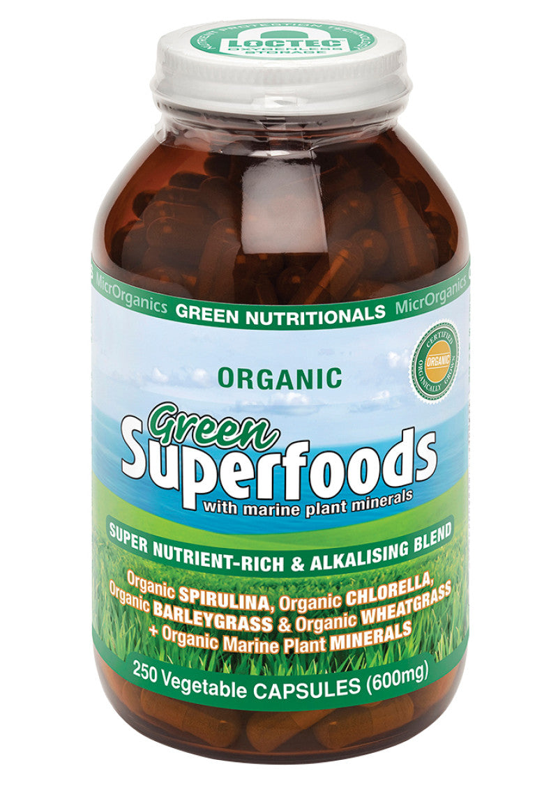 Green Nutritionals Green Superfoods 600mg 250vc