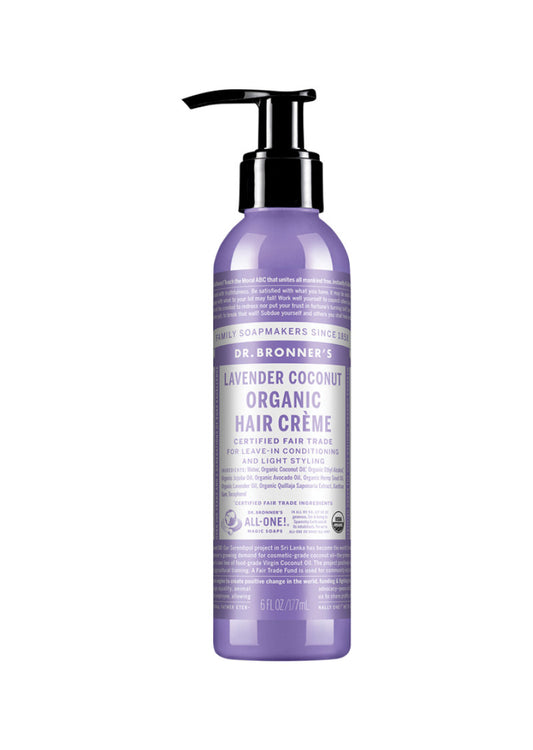 Dr. Bronner's Organic Hair Creme Lavender Coconut 177ml