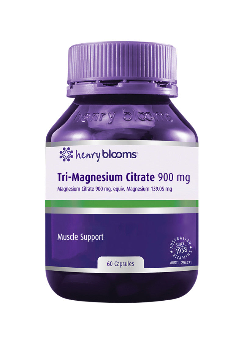 H.blooms Tri Magnesium Citrate 900mg 60c