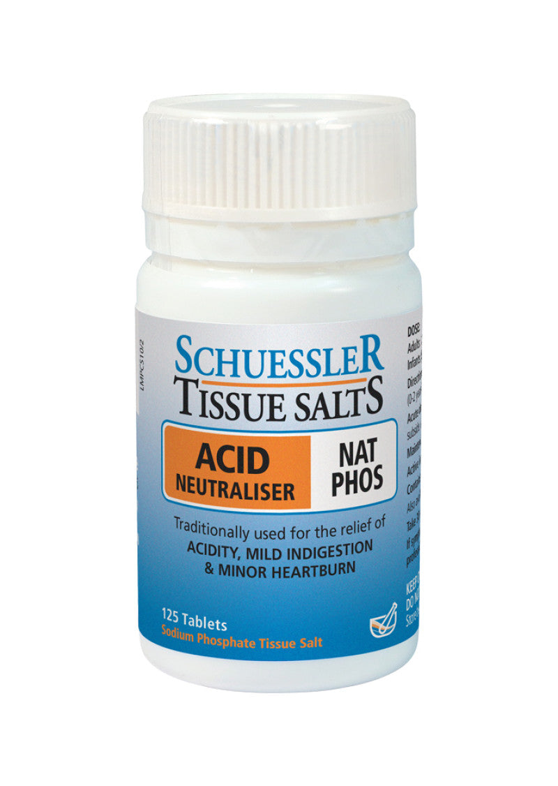 Martin Pleasance Tissue Salts Nat Phos Acid Neutraliser 125t