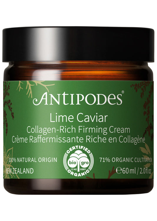 Antipodes Org Firming Cream Lime Caviar Collagen Rich 60ml