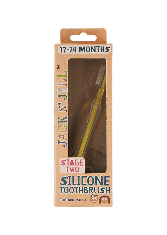 Jack N' Jill Silicone Toothbrush Stage 2 (1 to 2 years)