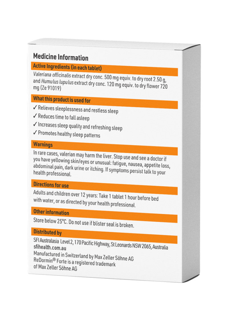 SFI Health ReDormin Forte 30t