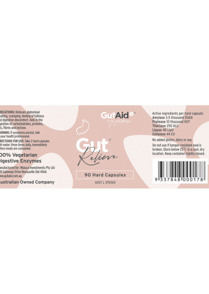 GutAid Gut Relieve 90c